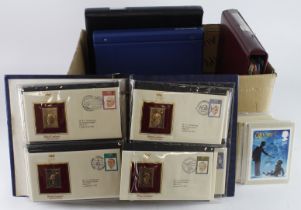 GB - QE2 um, m and used in Lindner album 1953 to Machins, selected issues only. Most Wilding sets,
