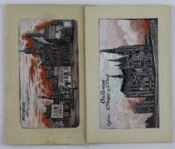 Flames, Noyon 1917 & Ostende Eglise St Pierre & St Paul   (2)