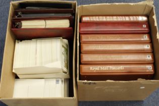 GB - large collection of mint and used PHQ Cards in Royal mail binders and loose. Housed in two