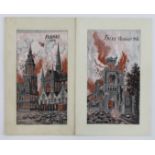 Flames, Frise (Somme) 1916 (rare) & Furnes 1914   (2)