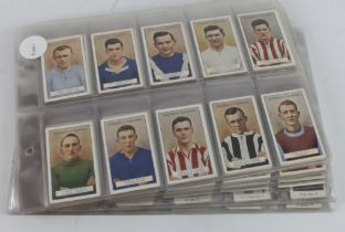 Football & Sport - 3 complete sets in pages, Gallaher - Footballers (1-50 & 51 - 100) (includes