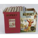 Rupert Bear. A collection of eleven Rupert Annual Facsimiles, years comprise 1936; 1937 (x3);