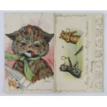 Louis Wain - Table Tennis & We won't go home till morning, by unknown english publishers   (2)