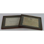 Share Certificates - The City of Glasgow Union Railway Company College Station Stock 1869 for £2275,
