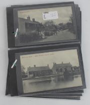 Norfolk, Seething: Fine collection of the cards of this village inc Street, Mere, Roads, Vicarage