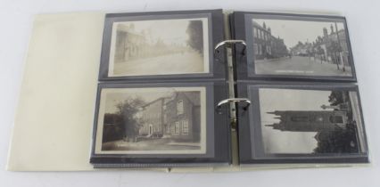 Suffolk, Bungay: An album of RP and printed cards by Smith inc Windmill, streets etc etc. Scarce