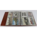 Lancashire collection in modern binder, street scenes, views of various areas & villages (approx