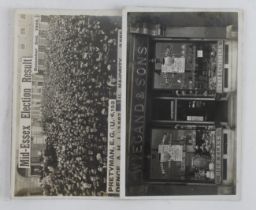 Essex - Mid-Essex Election Result 1908, and Wiegand & Sons shopfront c1905 (2)