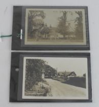 Suffolk, Wingfield: Four RP cards inc School and castle.