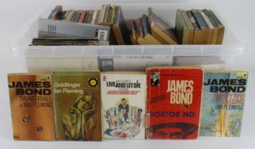 James Bond interest. A collection of approximately 120 mostly James Bond related paperbacks (