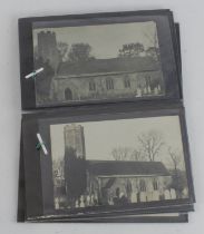 Norfolk, Woodton: Selection of RP cards inc Church, Rectory School and Public House (11 cards)
