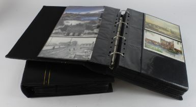 Yorkshire, 2 very large albums containing original varied collection, vintage & modern (approx 575