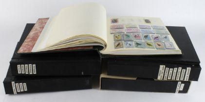 British Commonwealth West Indies in 5x albums, good selection of pre QE2 eg Antigua - KGVI 1938 10/-
