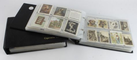 Quantity of   odd cards in 2 modern albums, much cricket interest, mixed condition, needs viewing