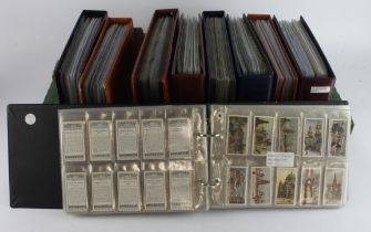 Crate containing 9 modern albums with sets & part sets, tobacco & trade issues, issuers include