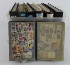 Japan in two albums 1965 - 2011, well filled with thousands of stamps, with very little duplication.