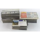 GB - Presentation Packs loose in crate, approx 126 long and 36 short format, plus a few FDC's and