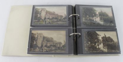 Suffolk, Bungay: Real photographic and printed cards by Smith in an album. Wide ranging views,