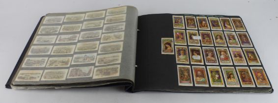 Collection of 18 complete sets contained in photo corners within a large album, issuers include,