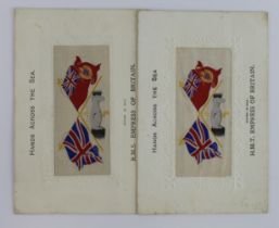 R.M.S. Empress of Britain & H.M.T. Empress of Britain, Hands across the sea, varieties by