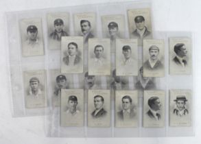 Wills Australia, Australian and English Cricketers 1911, mixed back odds, F-G, total cat £444 (20)