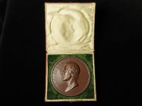 British Commemorative Medal, bronze d.55mm: Earl of Wellington Made Marquis (medal) by Thomas Webb