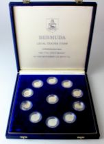 Bermuda 375th Anniversary of the Settlement 1984 11-coin set comprising 25 Cents (11) 1984 KM#32a to