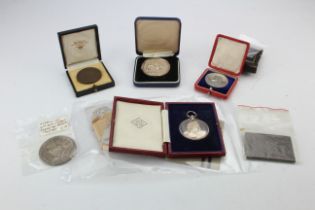 British & European Commemorative & Prize Medals (13) 18th-20thC collection including silver. Noted