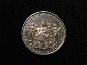 British Society Medal, unmarked silver d.45mm, 34.86g: Independent Order of Rechabites (temperance/