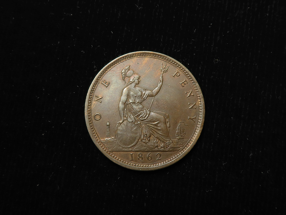 Penny 1862 o6rG, nEF - Image 2 of 2