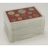 GB Coins (102) a collection of privately assembled George VI year sets in 'flat packs' from 1941