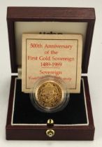Sovereign 1989 Proof FDC boxed as issued (scarce)