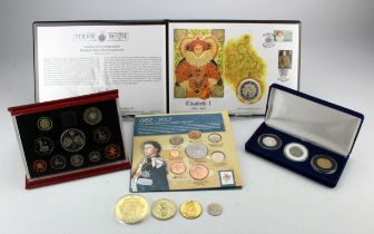 GB & World coins, crowns, sets, cased commemoratives, medallions and misc. - an assortment including