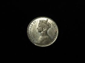 British Commemorative Medalet, white metal d.26.5mm: Queen Victoria (gothic portrait l.) / 'Punch'