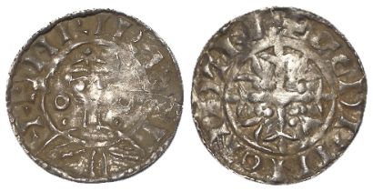 Norman silver Penny of Henri I, 1100-1135, Annulets type, Thetford mint, moneyer Godwine. Rev: +