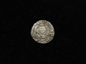 Henry VII silver Penny of Durham, Bishop Fox, RD beside shield, S.2233, 0.74g. Slightly short-of-