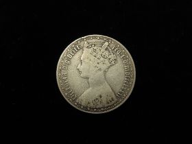 Florin 1881 gothic, Fine.