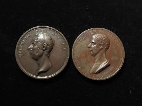 British Commemorative Medals (2): Death of William Pitt, bronze d.53mm, Eimer #975, VF-GVF, a few