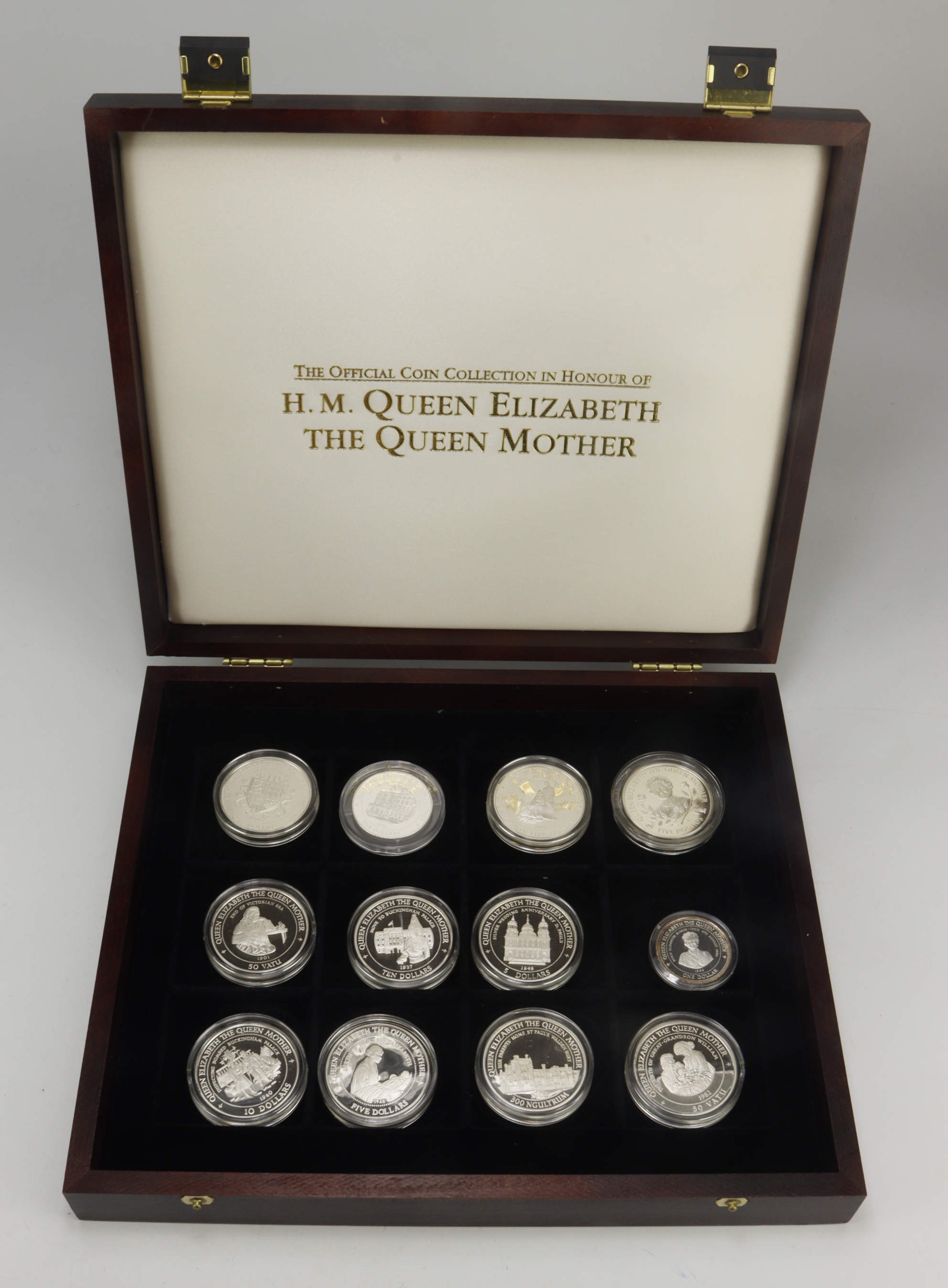 British Commonwealth silver proofs (24) mostly crown-size: The Official Coin Collection in Honour of - Image 2 of 2