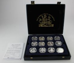 Channel Islands (18) silver proof Crowns: Victoria Cross Winners 2006, aFDC-FDC in a Westminster
