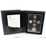 Proof Set 2018. The five coin commemorative set. Five Pounds, Two Pounds x3 & Fifty Pence. FDC cased