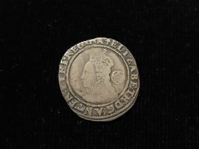 Elizabeth I hammered silver Sixpence 1580 mm. Latin cross, S.2572, 2.90g. Fine.