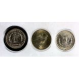 USA silver Dollars (3) 1887, 1888o & 1923. EF - GEF