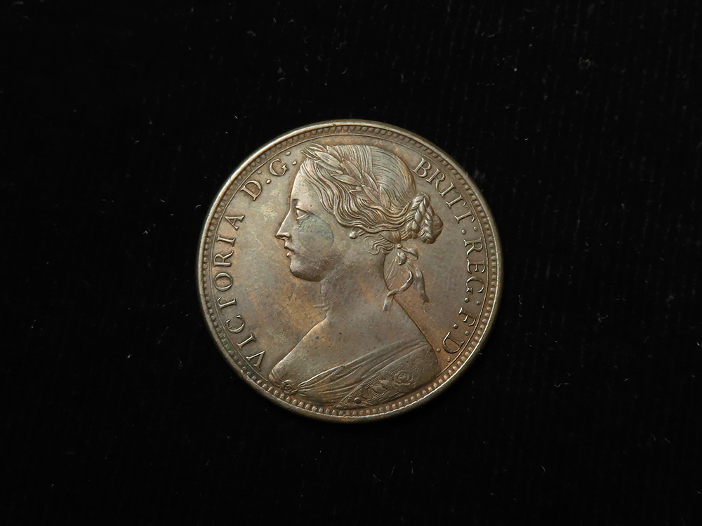 Penny 1862 o6rG, nEF
