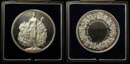 British Horticultural Medal, silver d.55mm, 72.43g: The Royal Horticultural Society medal by W.