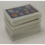 GB Coins (117) a collection of privately assembled QEII predecimal year sets in 'flat packs' from