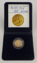 Half Sovereign 1982 Proof FDC boxed as issued