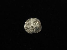 Henry V silver Penny of Durham, mullet and broken annulet by crown, S.1782, 1.00g. Short of flan, GF