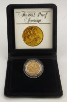 Sovereign 1982 Proof FDC boxed as issued