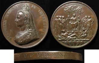 British Commemorative Medal, bronze d.87mm: Golden Jubilee of Queen Victoria 1887, offical Royal